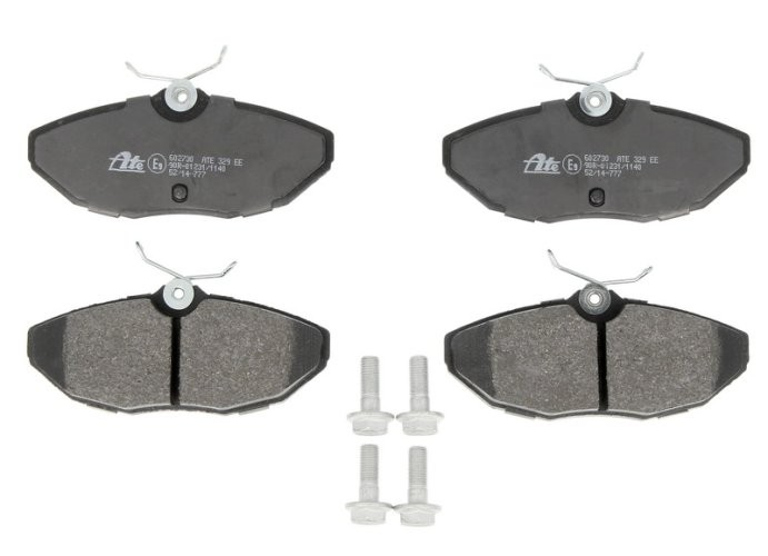 Set plăcuțe frână ATE, spate  (cu șuruburi ghidare etrier), pentru: DODGE VIPER; JAGUAR S-TYPE II, XJ 2.5-8.0 10.97-03.09