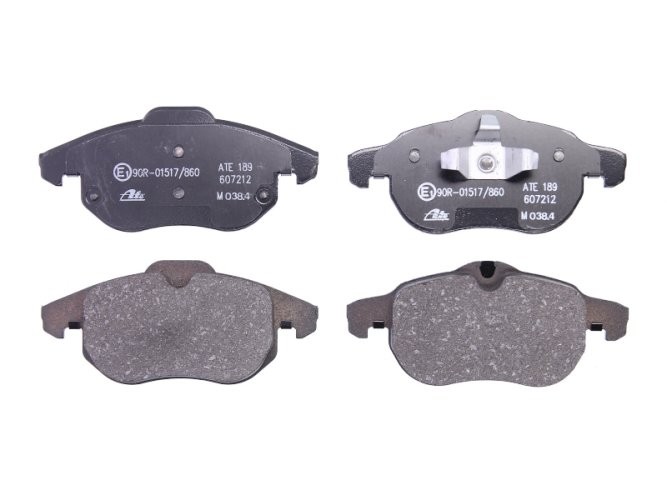 Set plăcuțe frână ATE, față , pentru: FIAT CROMA, CROMA/KOMBI; OPEL ASTRA H, ASTRA H GTC, SIGNUM, VECTRA C, VECTRA C GTS, ZAFIRA B; SAAB 9-3, 9-3X 1.6-3.2 02.98-02.15