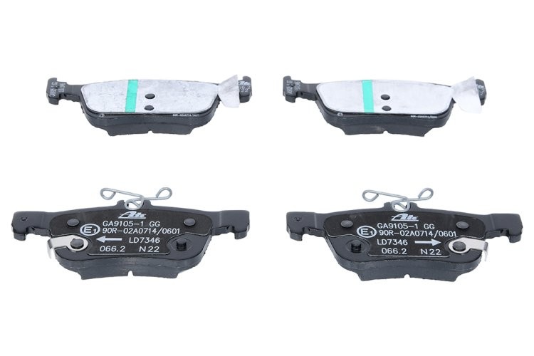 Set plăcuțe frână ATE din ceramică, spate , pentru: FORD FOCUS IV, GALAXY III, KUGA II, KUGA III, MONDEO V, S-MAX; FORD USA EDGE 1.0-2.5H 03.13-