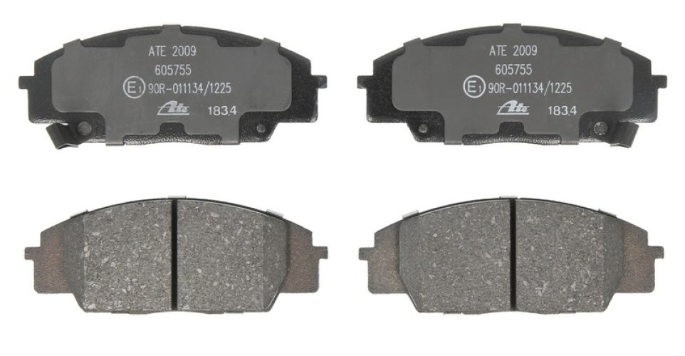 Set plăcuțe frână ATE, față , pentru: HONDA CIVIC VII, CIVIC VIII, S2000 1.4-2.2 06.99-