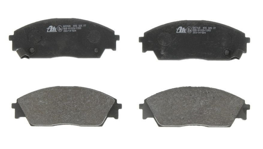 Set plăcuțe frână ATE, față , pentru: HONDA CIVIC II, CIVIC IV, CIVIC VI, CONCERTO, CRX II, PRELUDE III 1.4-2.0D 04.87-02.01
