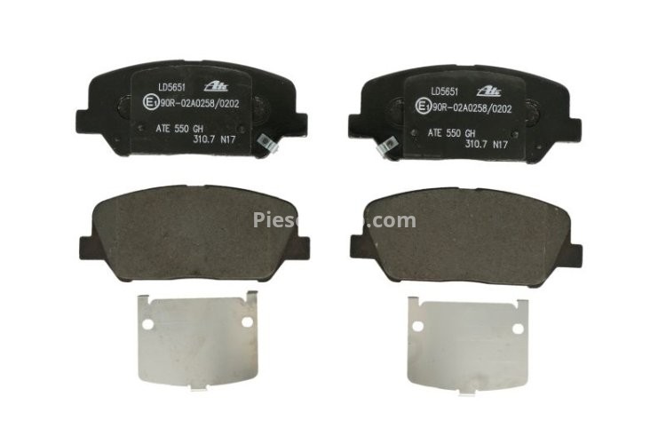 Set plăcuțe frână ATE din ceramică, față , pentru: HYUNDAI GENESIS, I30; KIA CEE'D, PRO CEE'D 1.4-2.0 11.11-