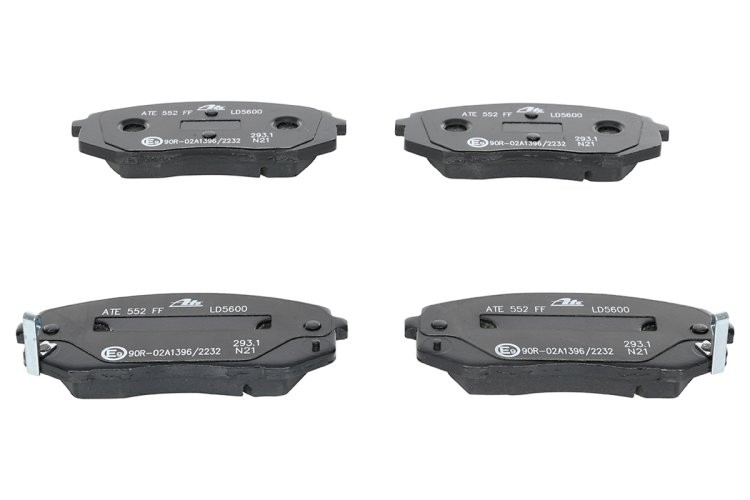 Set plăcuțe frână ATE din ceramică, față , pentru: HYUNDAI IX35, TUCSON, TUCSON/SUV; KIA CADENZA I, CADENZA II, CARENS III, SPORTAGE II, SPORTAGE III, SPORTAGE IV 1.6-3.5 09.04-