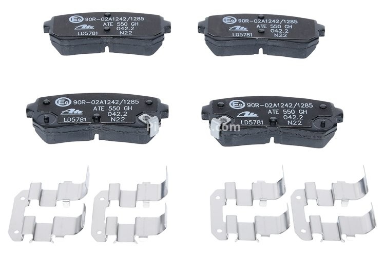 Set plăcuțe frână ATE, spate  , pentru: HYUNDAI CRETA, IX20, KONA, KONA/SUV, TUCSON; KIA PICANTO II, SOUL II 1.0-2.0 11.10-