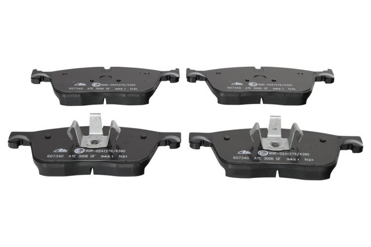 Set plăcuțe frână ATE, față , pentru: JAGUAR F-PACE, I-PACE, XE, XF II, XF SPORTBRAKE; LAND ROVER RANGE ROVER VELAR 2.0-Electric 03.15-