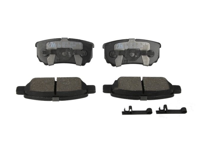 Set plăcuțe frână ATE, spate  , pentru:  JEEP COMPASS, PATRIOT; MITSUBISHI LANCER VII, LANCER VIII, OUTLANDER I, OUTLANDER II, OUTLANDER III 1.3-3.6ALK 06.00-