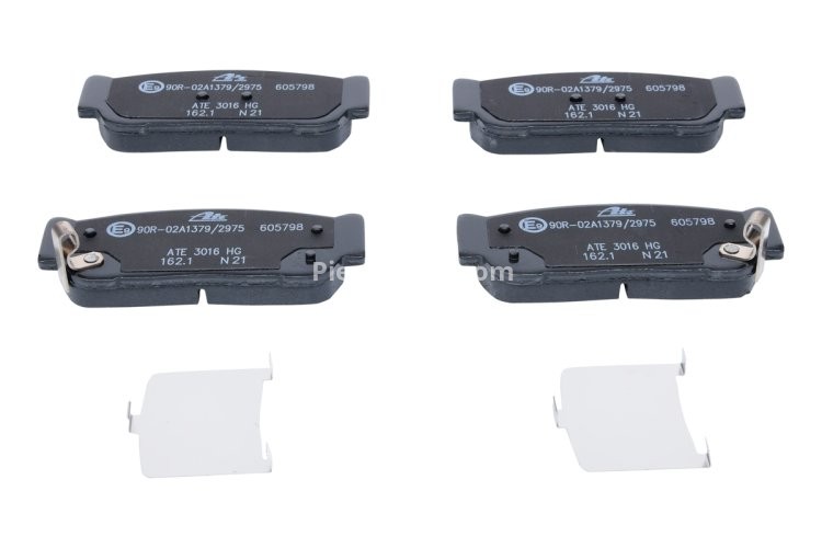 Set plăcuțe frână ATE, spate  , pentru: KIA SORENTO I; SSANGYONG KYRON, REXTON / REXTON II, RODIUS I, RODIUS II, STAVIC 2.0D-3.5 04.02-