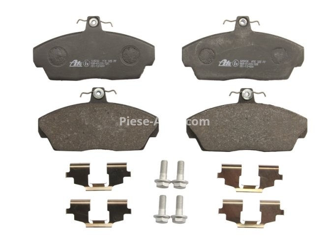 Set plăcuțe frână ATE, față (cu accesorii; cu șuruburi ghidare etrier), pentru: LAND ROVER FREELANDER I 1.8/2.0D/2.5 02.98-10.06