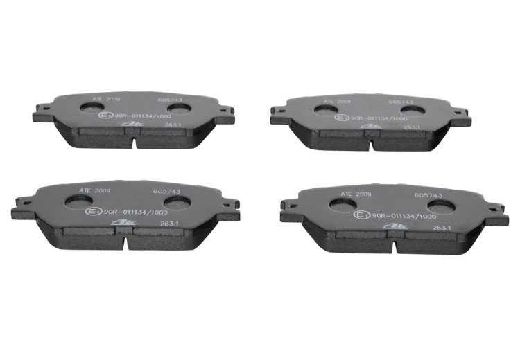 Set plăcuțe frână ATE, față , pentru: LEXUS IS II; TOYOTA CAMRY, MARK X I, WISH 1.8-3.3 08.01-03.13