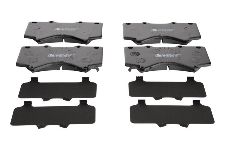 Set plăcuțe frână ATE, față (cu un tampon de amortizare), pentru: LEXUS LX; TOYOTA LAND CRUISER, LAND CRUISER 200, LAND CRUISER PRADO, SEQUOIA 2.8D-5.7 08.07-