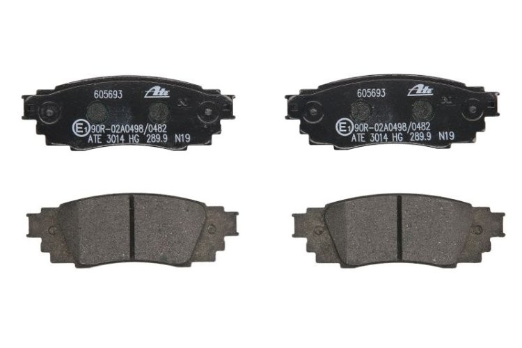 Set plăcuțe frână ATE, spate  , pentru: LEXUS ES, NX, RX, UX; TOYOTA CAMRY, C-HR, COROLLA, RAV 4 V 1.2-3.5H 07.14-