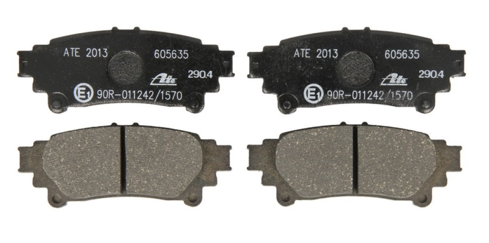 Set plăcuțe frână ATE, spate  , pentru: LEXUS IS III, RX; TOYOTA PRIUS PLUS 1.8H-3.5H 12.08-