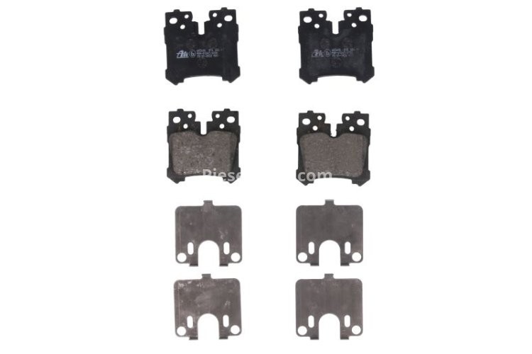 Set plăcuțe frână ATE, spate  (cu un tampon de amortizare), pentru: LEXUS LS 4.6/5.0H 04.06-