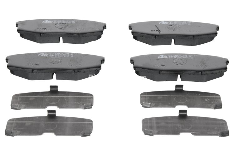 Set plăcuțe frână ATE, spate  (cu un tampon de amortizare), pentru: LEXUS LX; TOYOTA LAND CRUISER 200, SEQUOIA, TUNDRA 4.0-5.7ALK 01.06-