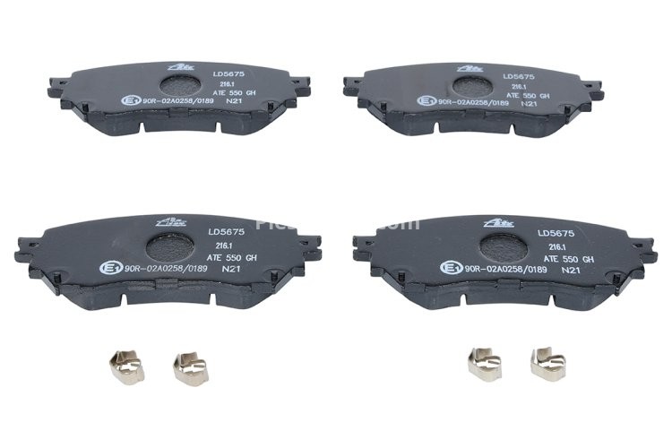 Set plăcuțe frână ATE din ceramică, față , pentru: MAZDA 6, 6/KOMBI 2.0/2.2D/2.5 08.12-