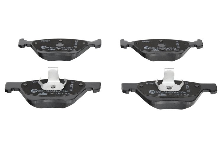 Set plăcuțe frână ATE, față , pentru: MERCEDES CLK (A208), CLK (C208), E T-MODEL (S210), E (VF210), E (W210), S (W220), SLK (R170); CHRYSLER CROSSFIRE 2.0-5.0 06.95-12.08