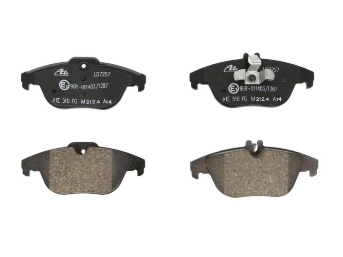 Set plăcuțe frână ATE din ceramică, spate , pentru: MERCEDES C T-MODEL (S204), C (W204), E (A207), E (C207), GLK (X204) 2.0-3.5 01.07-06.16