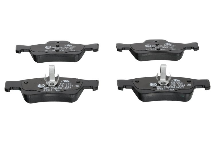 Set plăcuțe frână ATE, spate  , pentru: MERCEDES CLS (C218), CLS (C219), CLS SHOOTING BRAKE (X218), E T-MODEL (S211), E T-MODEL (S212), E (VF211), E (W211), E (W212), S (C216) 1.8-5.8 10.98-12.17