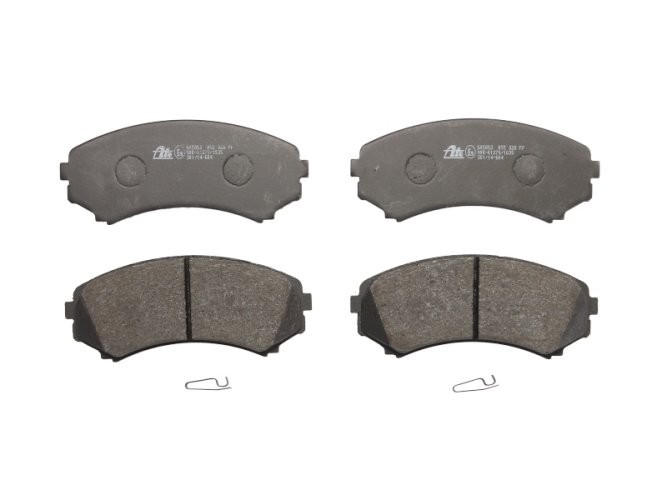 Set plăcuțe frână ATE, față , pentru: MITSUBISHI ECLIPSE III, ENDEAVOR, GRANDIS, PAJERO CLASSIC, PAJERO II, PAJERO III, PAJERO IV, PAJERO SPORT I, PAJERO SPORT II 2.0D-3.8 08.98-