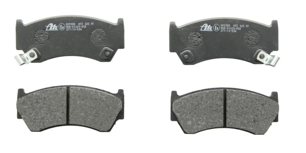 Set plăcuțe frână ATE, față , pentru: NISSAN ALMERA I, PATROL GR V 1.4-4.8 07.95-