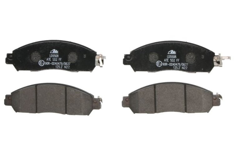 Set plăcuțe frână ATE, față , pentru: NISSAN LEAF, NV200 Electric 05.14-