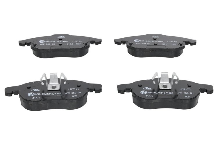 Set plăcuțe frână ATE din ceramică, față , pentru: OPEL ASTRA H, ASTRA H GTC, SIGNUM, VECTRA C, VECTRA C GTS, ZAFIRA B; SAAB 9-3, 9-3X 1.6-3.2 02.98-02.15