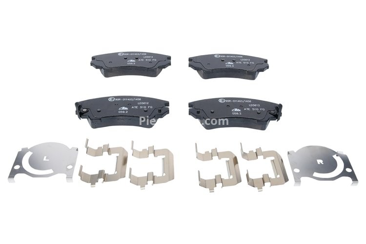Set plăcuțe frână ATE din ceramică, față (cu accesorii), pentru: OPEL ASTRA J, ASTRA J GTC, CASCADA, INSIGNIA A, INSIGNIA A COUNTRY, ZAFIRA C; SAAB 9-5 1.3D-6.2 07.08-