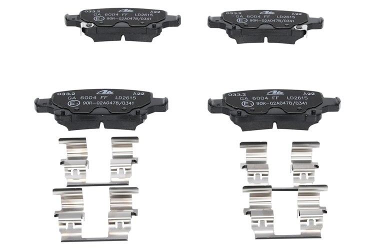 Set plăcuțe frână ATE din ceramică, spate , pentru: OPEL ASTRA K, ASTRA K/KOMBI, INSIGNIA B, INSIGNIA B COUNTRY, INSIGNIA B GRAND SPORT 1.0-Electric 06.15-