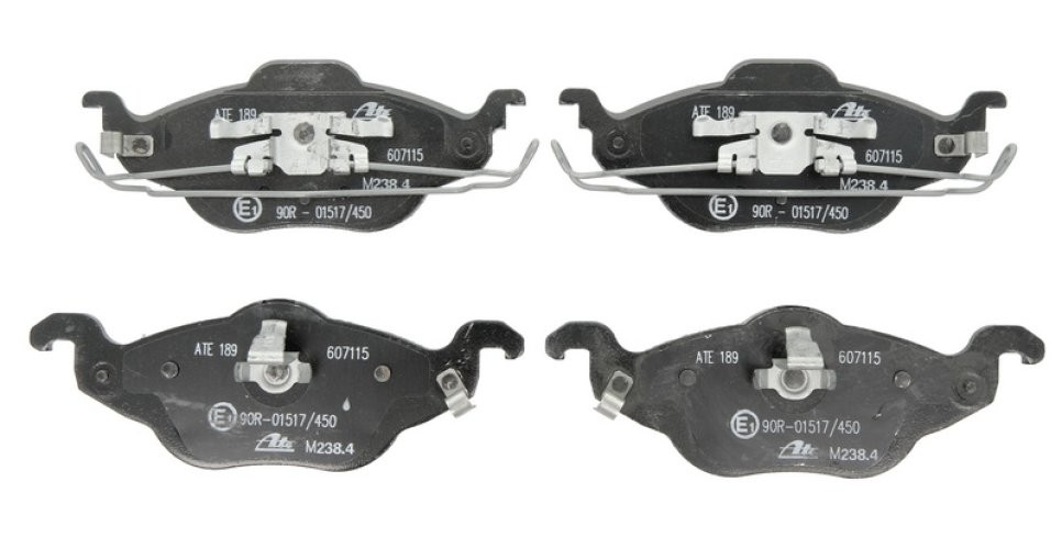 Set plăcuțe frână ATE, față , pentru: OPEL ASTRA G, ASTRA G CLASSIC, ASTRA G/KOMBI, ZAFIRA A 1.2-2.0D 02.98-12.09