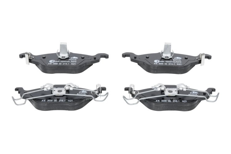 Set plăcuțe frână ATE, față , pentru: OPEL ASTRA G, ASTRA G CLASSIC, ASTRA G/KOMBI, ZAFIRA A 1.2-2.0D 02.98-12.09