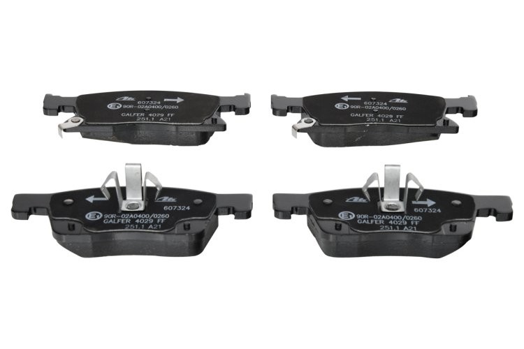 Set plăcuțe frână ATE, față , pentru: OPEL ASTRA K, ASTRA K/KOMBI 1.0-1.6D 06.15-