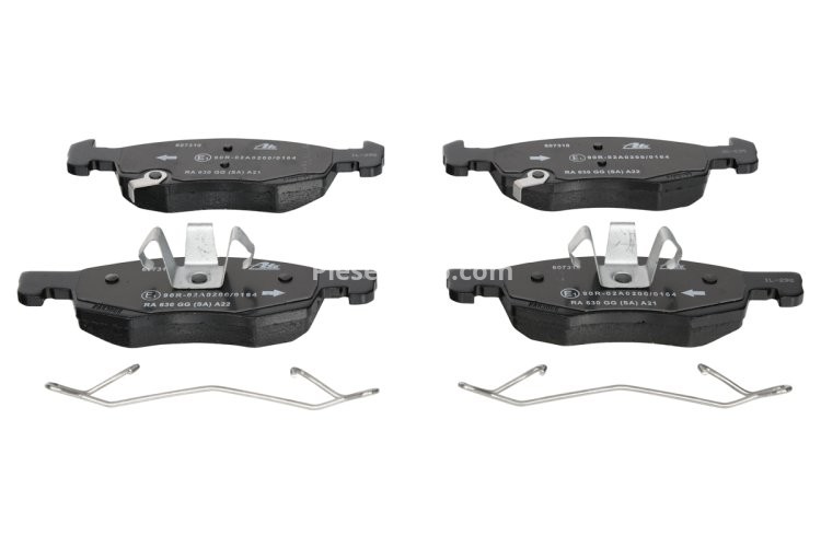 Set plăcuțe frână ATE, față , pentru: OPEL CORSA E, CORSA E/HATCHBACK 1.0-1.4LPG 09.14-