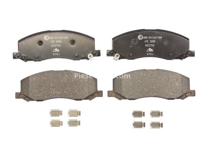 Set plăcuțe frână ATE, față (cu accesorii), pentru: OPEL INSIGNIA A, INSIGNIA A COUNTRY; SAAB 9-5 1.4-2.8 07.08-03.17