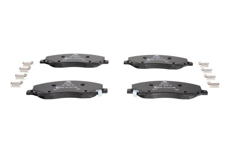 Set plăcuțe frână ATE, față (cu accesorii), pentru: OPEL INSIGNIA A, INSIGNIA A COUNTRY; SAAB 9-5 1.4-2.8 07.08-03.17