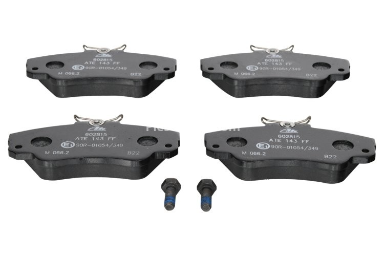 Set plăcuțe frână ATE, față (cu șuruburi ghidare etrier), pentru: OPEL OMEGA A, OMEGA B, SENATOR B 2.0-3.2 03.87-07.03