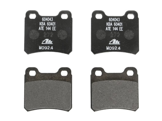 Set plăcuțe frână ATE, spate  , pentru: OPEL ASTRA F, CALIBRA A, KADETT E, VECTRA A; SAAB 900 II 1.7D-2.5 09.84-03.01