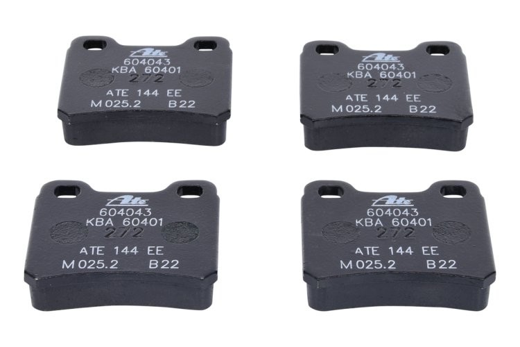 Set plăcuțe frână ATE, spate  , pentru: OPEL ASTRA F, CALIBRA A, KADETT E, VECTRA A; SAAB 900 II 1.7D-2.5 09.84-03.01