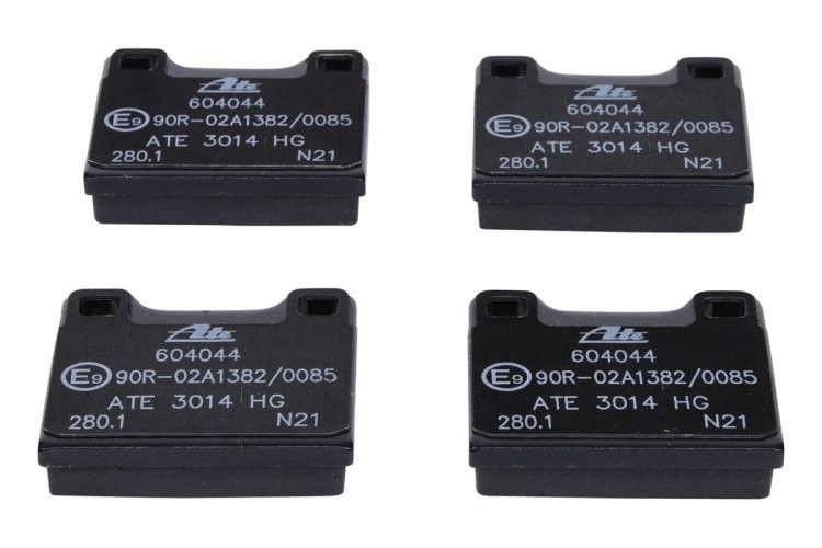 Set plăcuțe frână ATE, spate  , pentru: VOLVO C70 I, S70, V70 I; OPEL REKORD D 1.9-2.5D 03.75-10.05