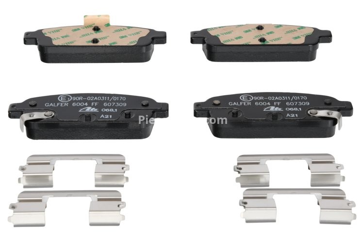Set plăcuțe frână ATE, spate  (cu accesorii), pentru: OPEL AMPERA, ASTRA J, ASTRA J GTC, CASCADA, MOKKA / MOKKA X, ZAFIRA C 1.3D-2.0D 09.09-