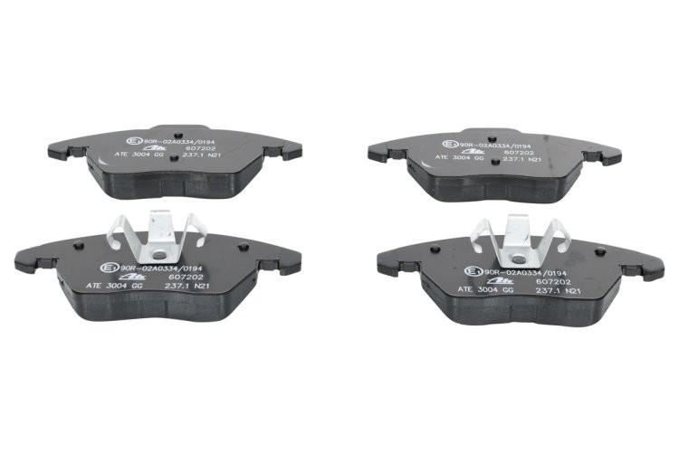 Set plăcuțe frână ATE, față , pentru: PEUGEOT 208 I, 208/HATCHBACK, 3008, 308 I, 308 I/KOMBI, RCZ 1.0-2.0DH 09.07-12.19