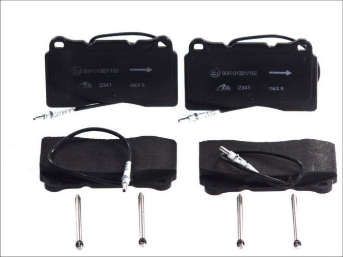 Set plăcuțe frână ATE, față (cu accesorii), pentru: PEUGEOT 607 2.2/3.0 02.00-08.05