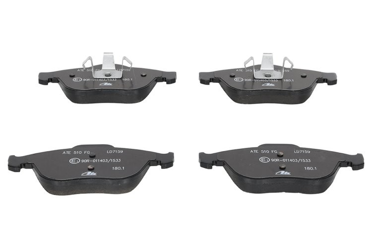 Set plăcuțe frână ATE din ceramică, față , pentru: RENAULT ESPACE IV, LAGUNA II, VEL SATIS 1.9D-3.5 03.01-
