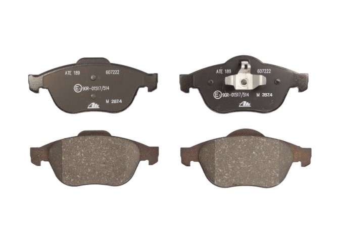 Set plăcuțe frână ATE, față , pentru: RENAULT GRAND SCENIC II, SCENIC II 1.4-2.0D 06.03-07.10