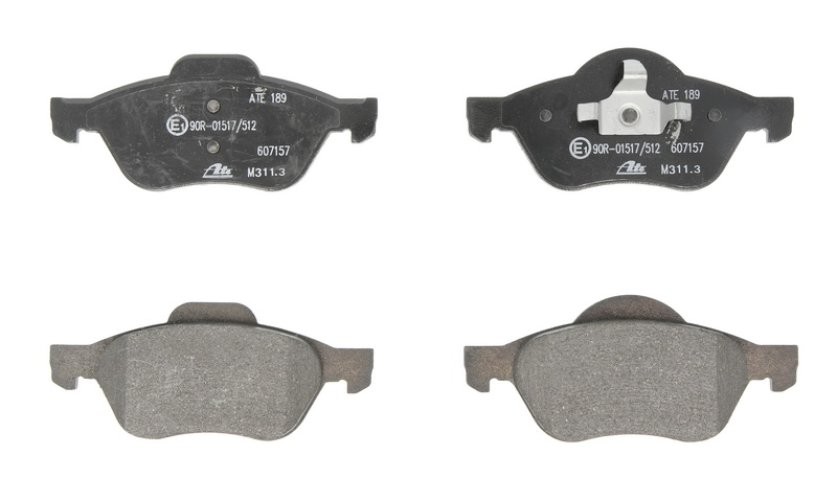 Set plăcuțe frână ATE, față , pentru: RENAULT LAGUNA II 1.6-2.0 03.01-12.07