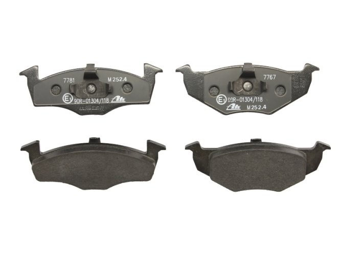 Set plăcuțe frână ATE, față , pentru: SEAT CORDOBA, CORDOBA VARIO, CORDOBA VARIO/KOMBI, IBIZA II, TOLEDO I; VW GOLF III, POLO, POLO III CLASSIC, POLO/KOMBI, VENTO 1.0-Electric 05.91-12.02