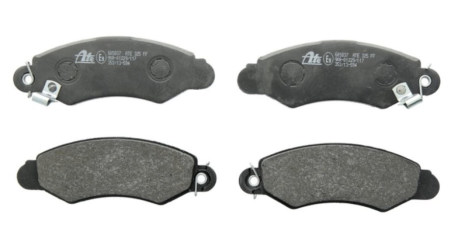 Set plăcuțe frână ATE, față , pentru: SUBARU JUSTY II; SUZUKI SWIFT II 1.0/1.3/1.6 03.89-12.05