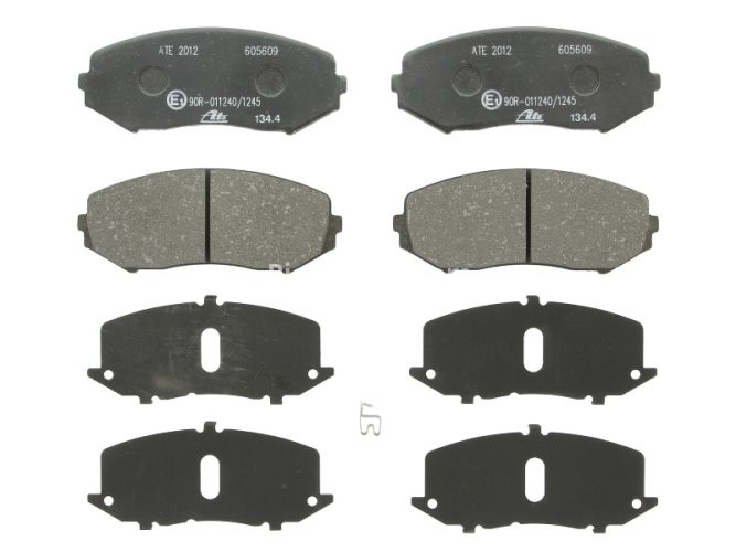 Set plăcuțe frână ATE, față (cu un tampon de amortizare), pentru: SUZUKI GRAND VITARA I, GRAND VITARA II 1.6-3.2 03.98-