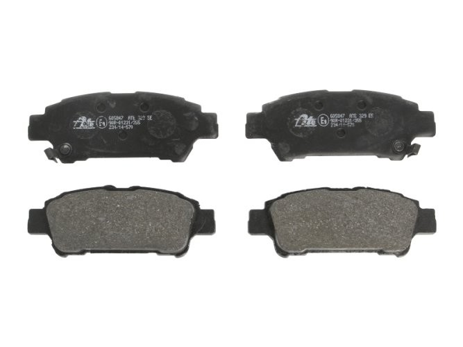 Set plăcuțe frână ATE, spate  , pentru: TOYOTA ALPHARD I, AVENSIS VERSO, ISIS, NOAH/VOXY, PREVIA II, SIENNA 1.8-3.5 02.00-08.14