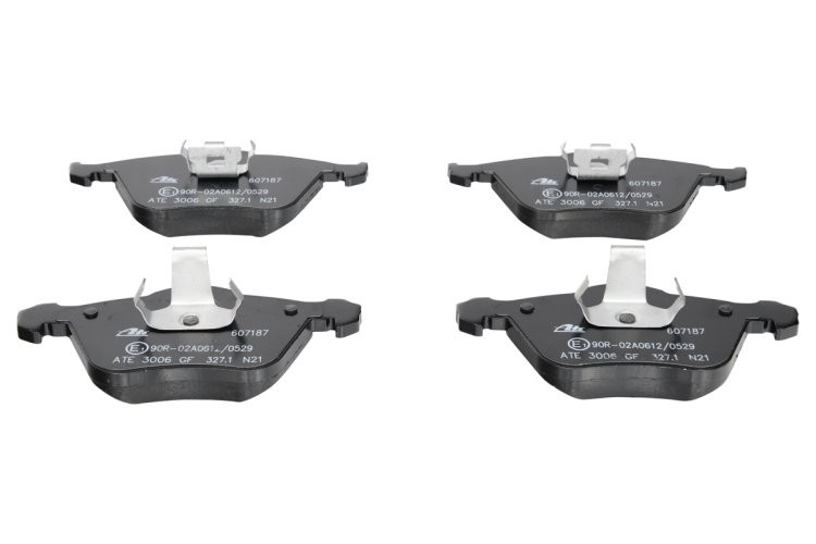 Set plăcuțe frână ATE, față , pentru: VOLVO S60 I, S80 I, V70 II, XC90 I 2.0-4.4 05.98-12.14