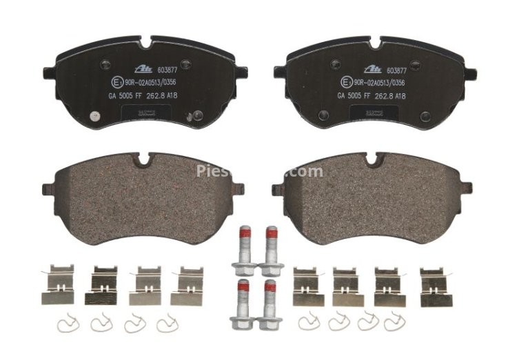 Set plăcuțe frână ATE, față , pentru: VW AMAROK 2.0/2.0D/3.0D 09.10-05.22